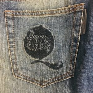 NWT Alexander McQueen Jeans 30 Wide Leg